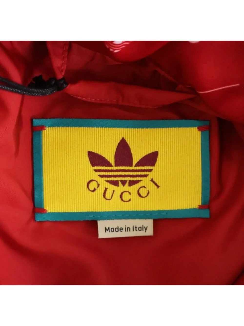 Gucci Adidas Pullover Jacket Logo Nylon Anorak Hoodie Pink